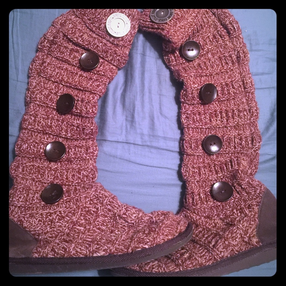 Muk Luks tall sweater boots